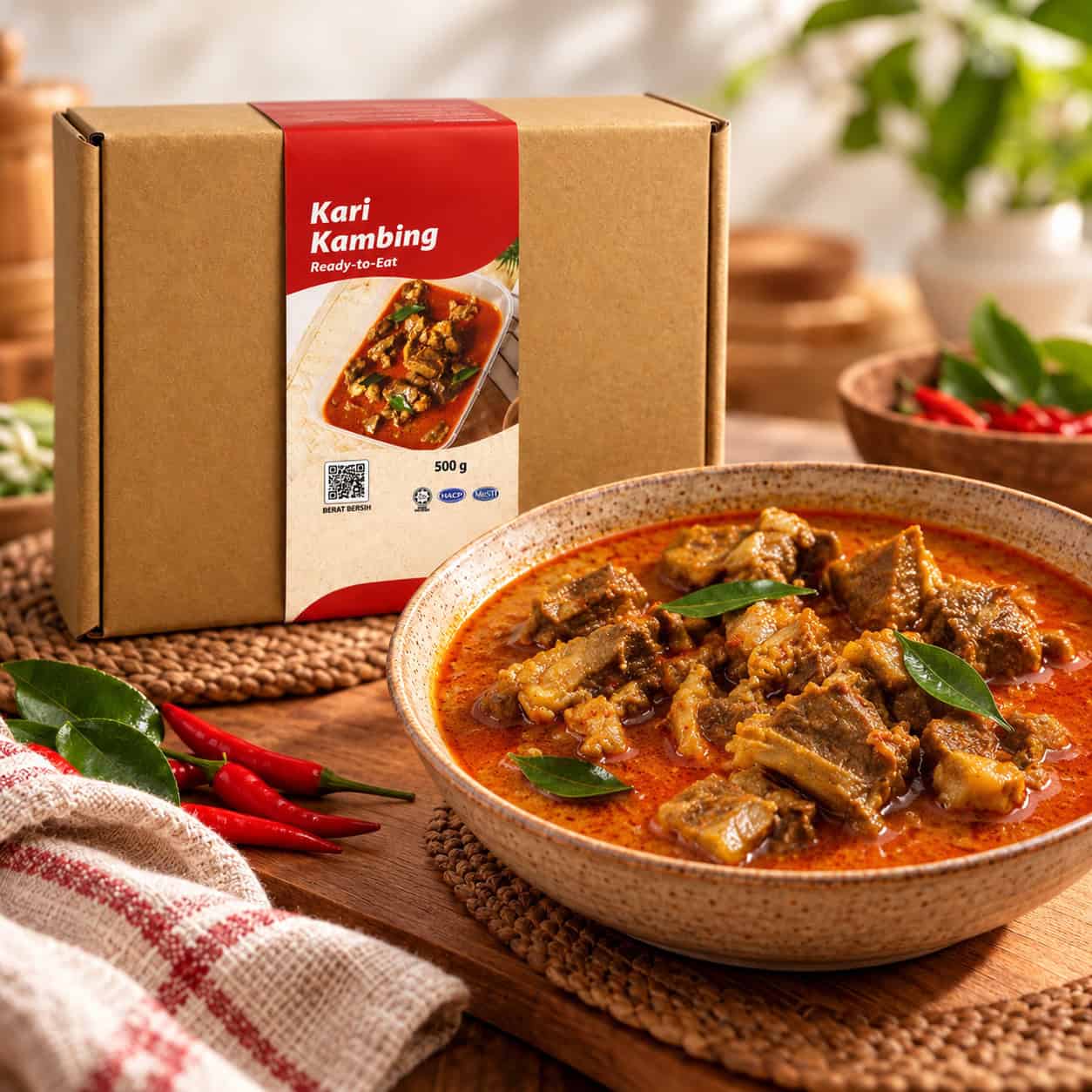 Kari Kambing Ready-to-Eat Feast (1) Kari Kambing (Family Pack) - Image 1